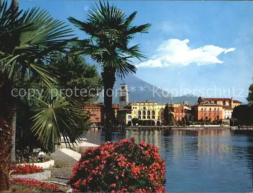 Riva del Garda Stadtansicht See Kat. 
