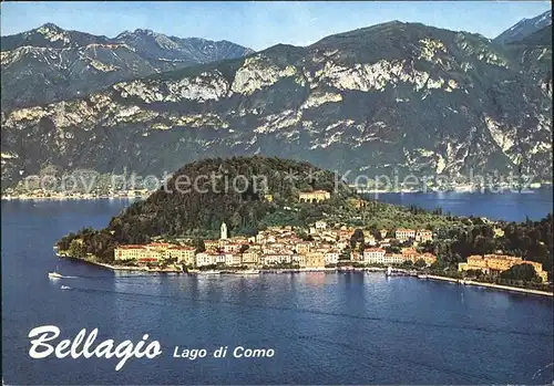 Bellagio Lago di Como Fliegeraufnahme