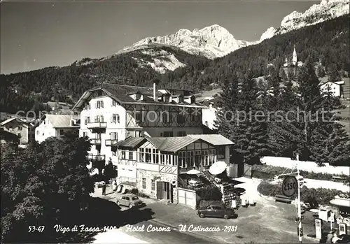 Vigo di Fassa Trentino Hotel Corona Il Catinaccio Dolomiten /  /