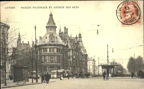 Anvers Antwerpen Banque Nationale et Avenue des Arts /  /