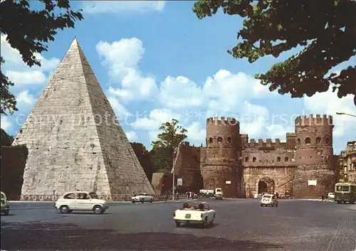 Roma Rom Piramide Caio Cestio Porta S. Paolo Kat. 