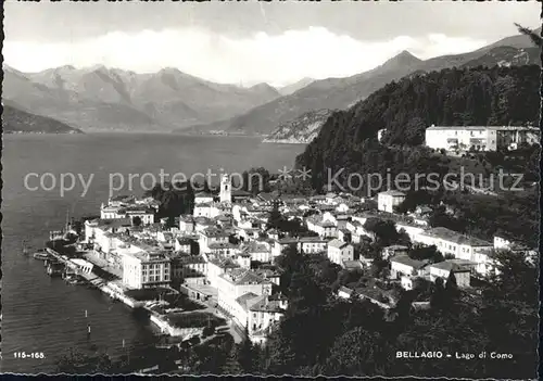 Bellagio Lago di Como See Ansicht Kirche