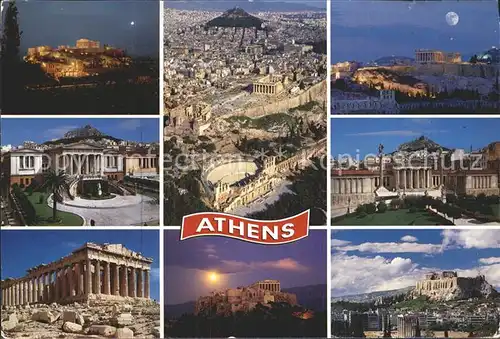 Athen Griechenland Ansichten Kat. 