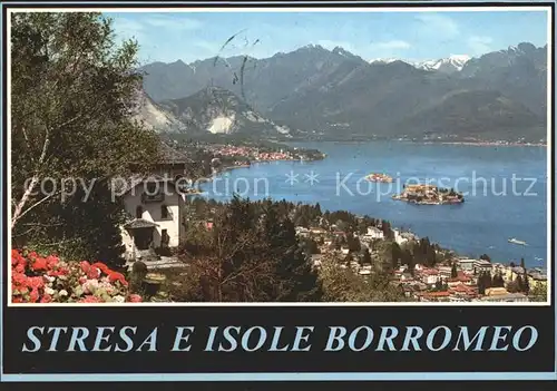 Stresa Lago Maggiore Maggiore See der Golf Borromeo