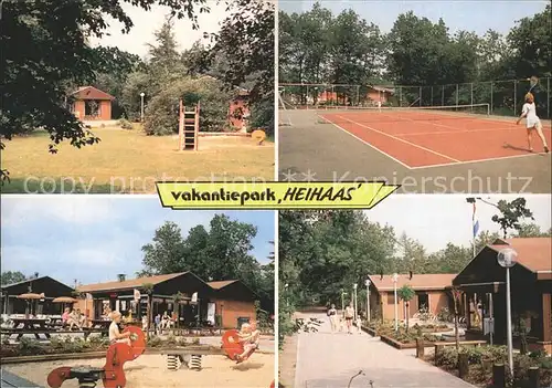 Putten Gelderland Vakantiepark Heihaas Tennisplatz Kinderspielplatz Bungalows Kat. 