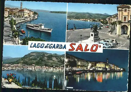 Salo Lago di Garda Lungolago Schiff  Kat. 