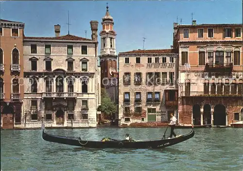 Venezia Venedig Il Canal Grande der Groesse Kanal Kat. 