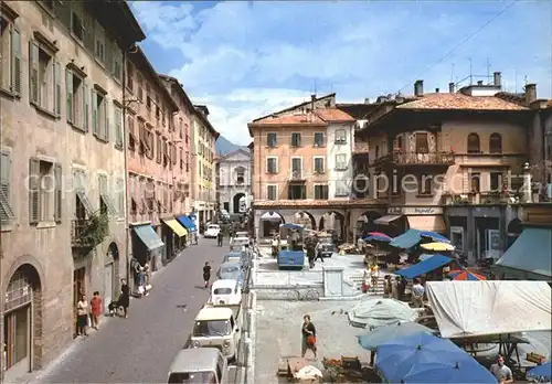 Riva Lago di Garda Piazza delle Erbe Il mercato Kat. 