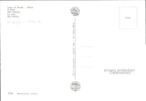 Riva del Garda Hafen Kat. 