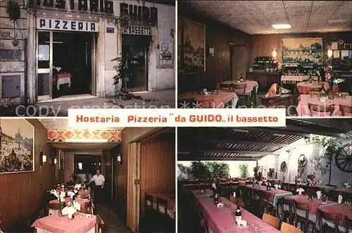 Roma Rom Hosteria Pizzeria Da Guido Il bassetto Kat. 