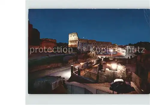 Roma Rom Palatino Colosseo Foro Romano Notturno Kat. 