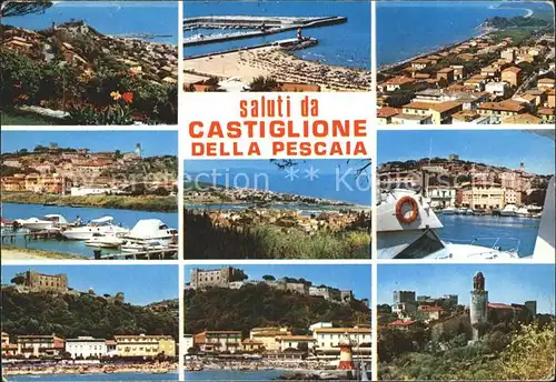 Castiglione della Pescaia Strand Ortsansichten Festung  /  /