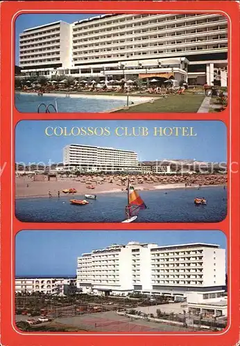 Rhodos Rhodes aegaeis Colossos Club Hotel Kat. 