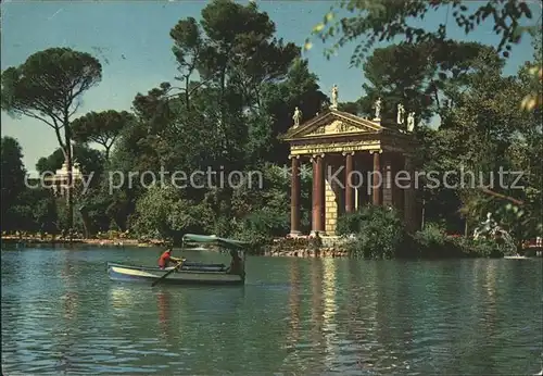 Roma Rom Villa Borghese il laghetto Kat. 