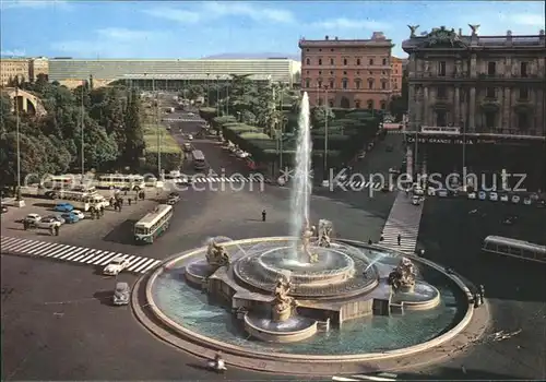 Roma Rom Piazza Esedra fontana Kat. 