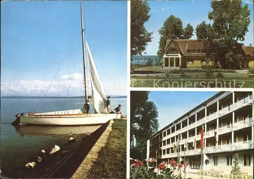 Boglarlelle Balatonlelle Segelboot Hotel Plattensee