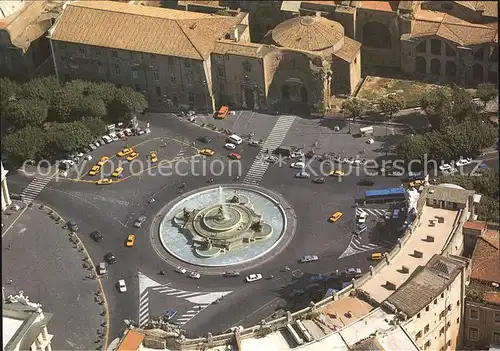 Roma Rom Piazza Esedra Veduta aerea Kat. 