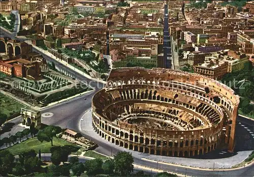 Roma Rom Il Colosseo Veduta aerea Kat. 