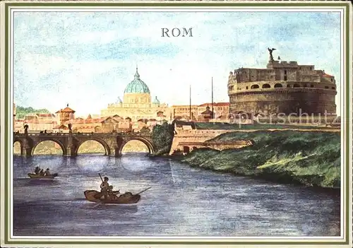 Rom Roma Engelsburg und Tiber Kat. 