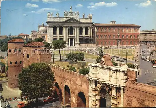 Roma Rom Basilika und Tor des Heiligen Johann Kat. 
