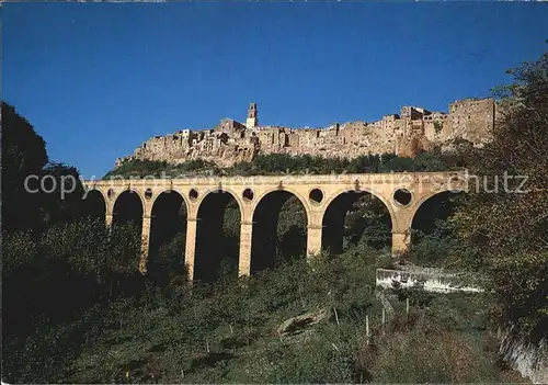 Pitigliano Grosseto Bruecke Panorama