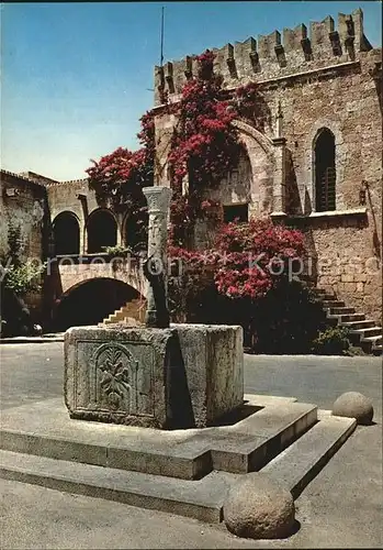 Rhodos Rhodes aegaeis Altchristliches Taufbecken Kat. 