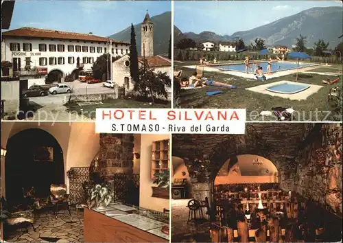 Riva del Garda Hotel Silvana Swimmingpool Rezeption Gaststube Kat. 