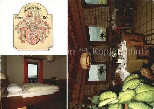 Steinegg Karneid Suedtirol Pension Restaurant Unterwirt Wappen Kat. 