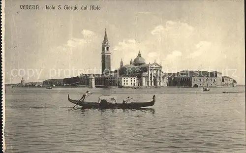 Venezia Venedig Isola San Giorgio dal Molo Kat. 