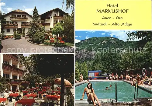 Auer Ora Suedtirol Hotel Markushof Pool Kat. 