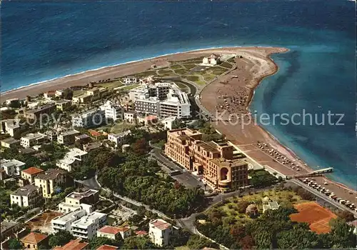 Rhodos Rhodes aegaeis Stadtansicht Fliegeraufnahme Kat. 