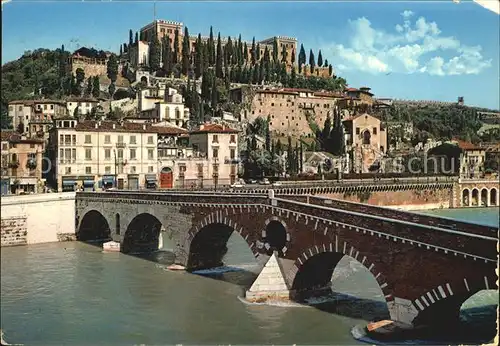 Verona Veneto Ponte Pietra Roemisches Theater Sankt Peter Kat. Verona