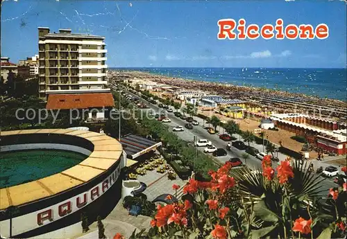 Riccione Meer Strand Promenade