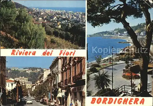 Bordighera Panorama Ortsansicht Kat. Bordighera