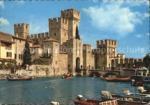 Sirmione Lago di Garda Schloss Scaligero