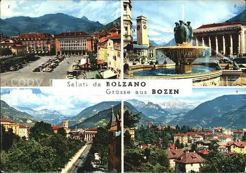 Bolzano Piazza Walter Panorama Kat. Bolzano