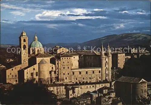 Urbino Panorama Dom Palazzo Ducale Kat. Italien