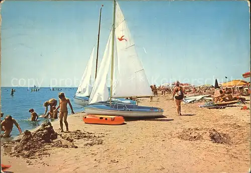 Lido di Bibione Strand Boote