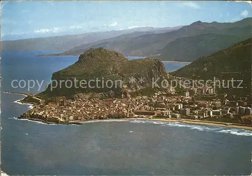 Cefalu Panorama Luftbild Kat. Palermo