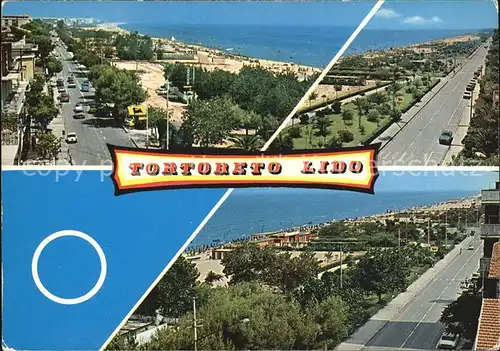 Tortoreto Lido Strand Panorama