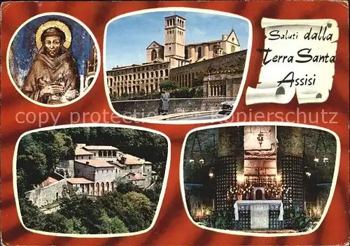 Assisi Umbria Heiliger Franziskus Kloster Kat. Assisi