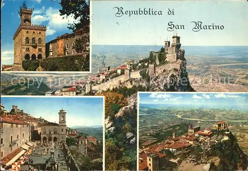 San Marino Repubblica Palazzo del Governo Panorama
