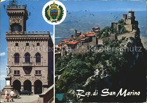 San Marino Repubblica Regierungspalast Burg