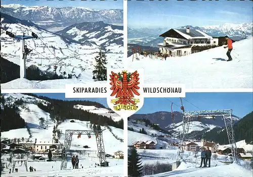 Wildschoenau Tirol Skiparadies Niederau Sessellift Marchbachjoch Oberau Auffach / Kufstein /Tiroler Unterland