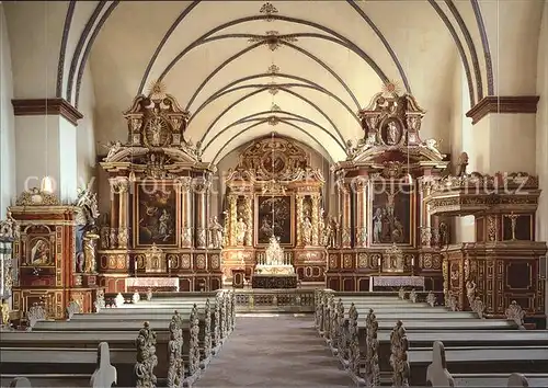 Corvey Schloss Kloster ehemalige Klosterkirche innen Kat. Hoexter