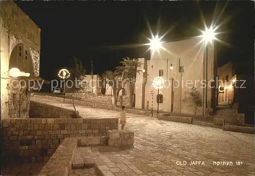 Jaffa Strassenpartie bei Nacht Kat. Israel