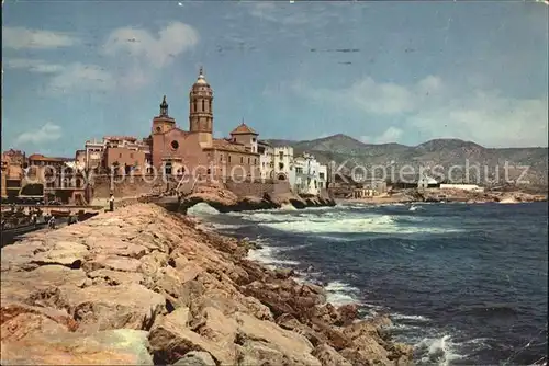 Sitges La Punta con la Iglesia