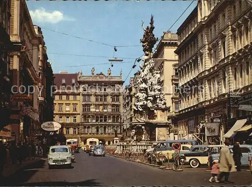 Wien Graben mit Pestsaeule Kat. Wien