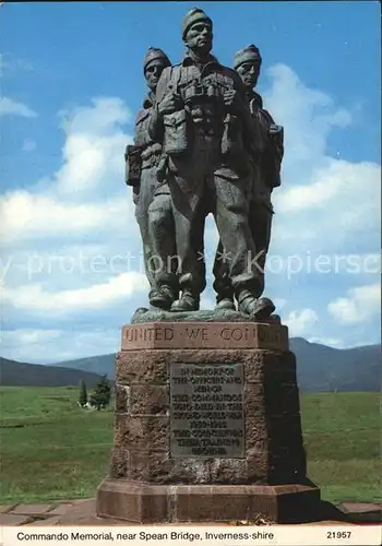 Inverness Highland Commando Memorial near Spean Bridge /  /