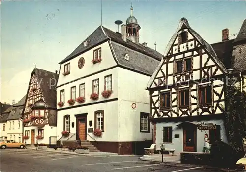 Kirchberg Hunsrueck Marktplatz Rathaus Schwanen Apotheke Kat. Kirchberg (Hunsrueck)